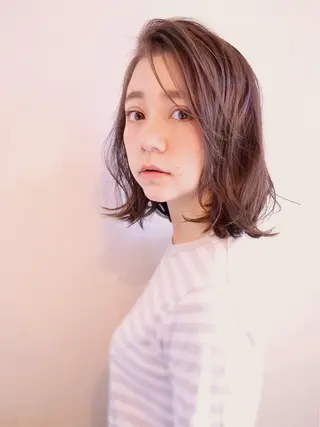 ミディアム カラー 🦋透明感カラー🦋 なつやのヘアスタイル