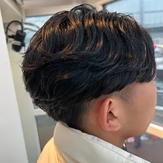 パーマ メンズ メンズパーマ/メンズ カット/たばたよしきのヘアスタイル