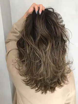セミロング カラー BROCANTE立川 karasawa.nのヘアスタイル