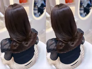 セミロング 上品♡韓国レイヤー ‎🤍のの‎🤍のヘアスタイル