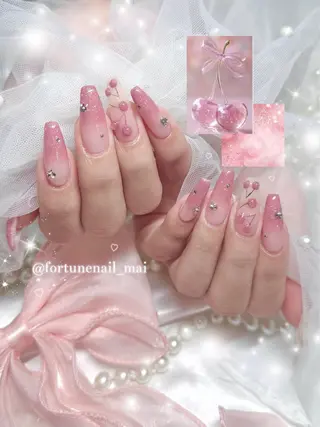 ネイル 🎀Mai 🎀4/23空✩.*のネイルデザイン