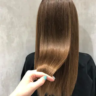 ロング カラー パーマ ヘアアレンジ 宮久 真子のヘアスタイル