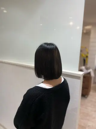 ミディアム ボブ/艶髪 soleilrukaのヘアスタイル