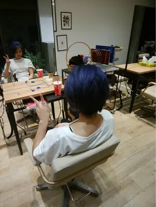 ショート 🌈カラー33∞円 🌈北綾瀬 谷中店のヘアスタイル