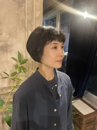 ショート カラー スタジオノル パーマ🌀あやなのヘアスタイル