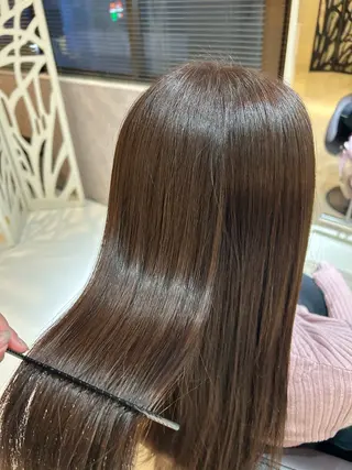 セミロング カラー Erina /髪質改善/艶髪🩵のヘアスタイル