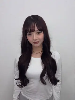 ロング 村松 音歩のヘアスタイル