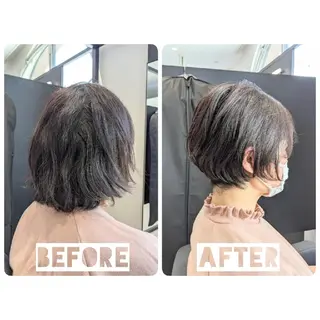 ショート カラー パーマ ヘアアレンジ 心斎橋難波本店 店長 THE ECT 中尾のヘアスタイル