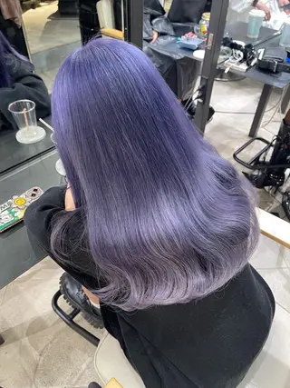 セミロング ブリーチ🔥ベージュ /グレー/daikiのヘアスタイル