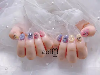 ネイル 葵うさぎ AIのネイルデザイン