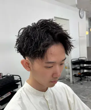 パーマ メンズ メンズスタイリスト✨ 助川龍哉のヘアスタイル