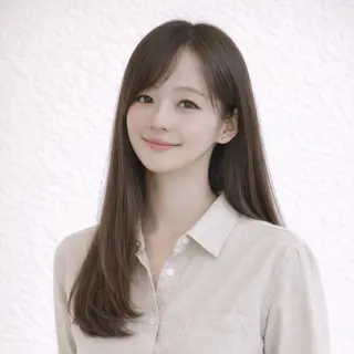 ロング カラー 佐藤 舞のヘアスタイル