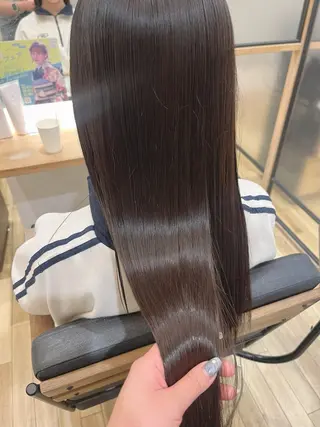 ロング あらいしほ /ダブルカラーのヘアスタイル
