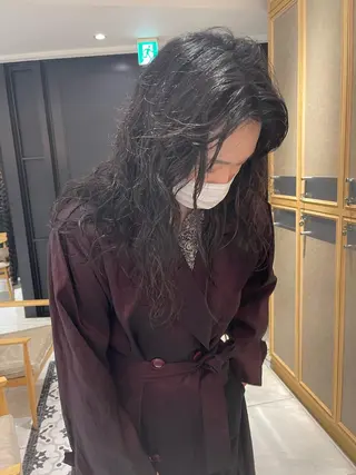 セミロング ラベンダー/レイヤー スタイル🤎mamiのヘアスタイル