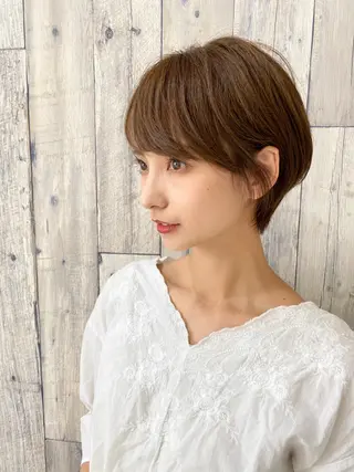 ショート カラー 森島 久美子のヘアスタイル