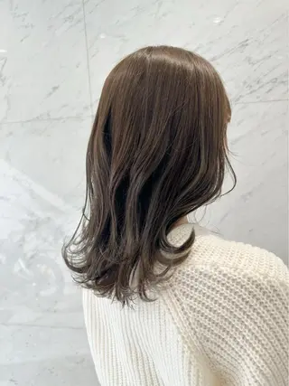 ミディアム カラー 古田 昂也のヘアスタイル