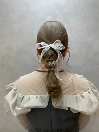 ヘアアレンジ 博多ブリーチ /Ririkaのヘアスタイル