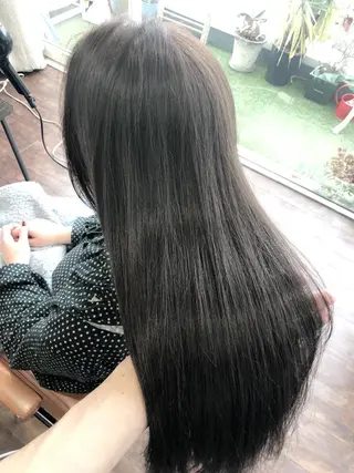 セミロング カラー グレージュ/髪質改善 Yamato.hのヘアスタイル