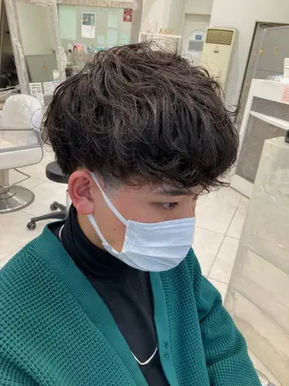 パーマ メンズ 髪質改善 カミムラのヘアスタイル