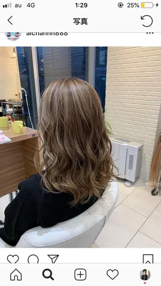 セミロング 🌈プルエクステ& ハイトーン🌈関飛鳥のヘアスタイル