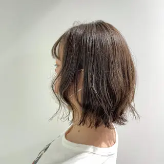 セミロング カラー 赤み消しカラー 🍀JUNKIのヘアスタイル