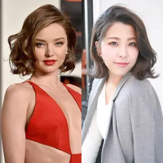 ミディアム 髪質改善縮毛矯正 専門店のヘアスタイル