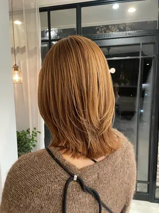 ミディアム 西野 優夏のヘアスタイル