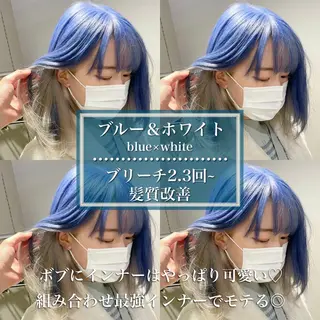 ロング カラー *モデル募集🤍横浜 透明感カラー🫧のヘアスタイル