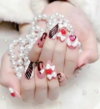 ネイル M🌷nail 長さだし専門店のネイルデザイン