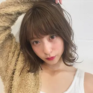 ミディアム SCENE 髪質改善 シーンのヘアスタイル