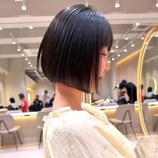 ショート パーマ レイヤー|縮毛矯正 |韓国ボブ|岡田洸太のヘアスタイル