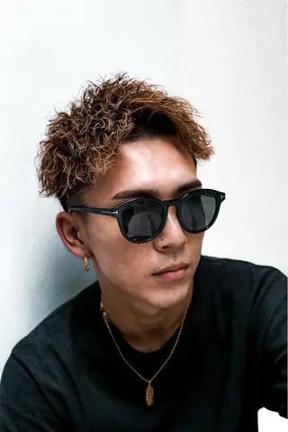ショート パーマ メンズ 💈men's💈 satoru中目黒のヘアスタイル