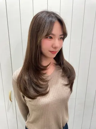 ロング レイヤー／大宮／韓国 🤍AYA🤍のヘアスタイル