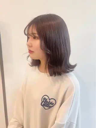 ミディアム カラー ヘアアレンジ ダブルカラー/ レイヤー🍒齋藤 澪のヘアスタイル