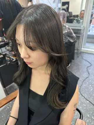 ロング カラー 髪質改善⭐️縮毛矯正 中野⭐️Rinaのヘアスタイル