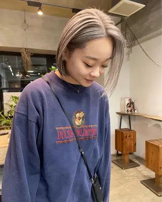 ミディアム カラー gugu　siika所属・🫧透明感ナチュラル ／natsuのヘアスタイル