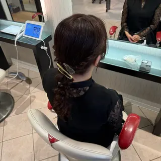セミロング ヘアアレンジ 🎀ヘアアレンジ 🎀ななみのヘアスタイル
