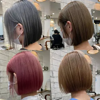 ショート カラー 髪質改善 中川　翔のヘアスタイル