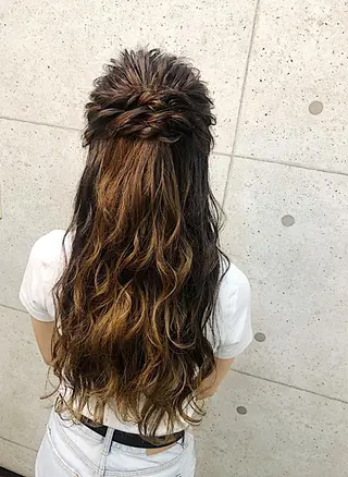 ロング 京都最安価エクステ muuka🦋のヘアスタイル