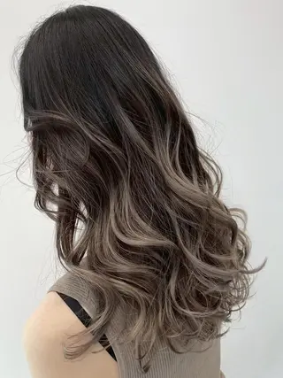 ロング カラー 【公式】amble luxe 中野のヘアスタイル