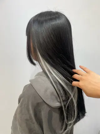 ロング 𝙃𝘼𝙍𝙐🎀 韓国×エクステのヘアスタイル