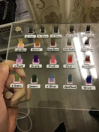 カラー 水 田のマツエク・マツパデザイン