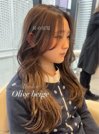 セミロング 韓国風🦋🦋モテ ヘアMIKU/表参道のヘアスタイル