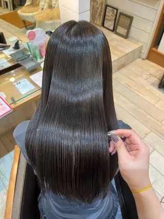カラー Miwa🦋渋谷/ 透明感カラー/セットのヘアスタイル