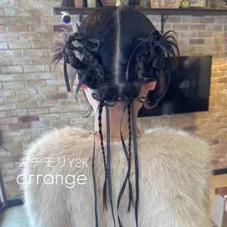 セミロング ヘアアレンジ Ly   hair（リーヘア）所属・Lyhair🦊🎀 AKIのヘアスタイル