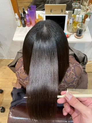 ロング カラー ヘアアレンジ 美髪矯正/髪質改善 レガロ堺市伏尾/松田のヘアスタイル