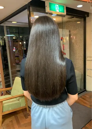 ロング カラー 矢野 晃平のヘアスタイル