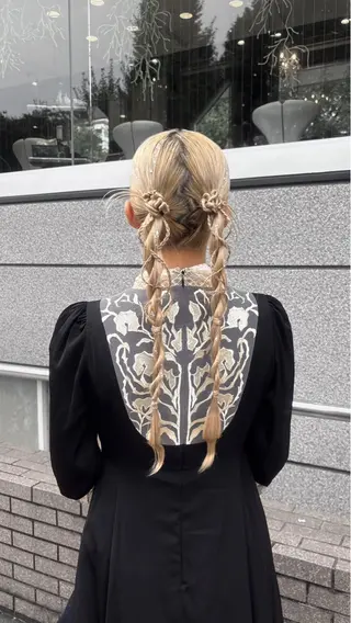 ロング セット/着付け/上野 /カラー/🦋シオリのヘアスタイル