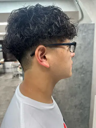 パーマ メンズ Noyヨシモト ヒロトのヘアスタイル