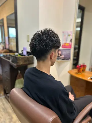 パーマ メンズ 中野 聖人のヘアスタイル